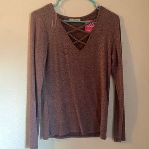 Large purple top. New with tags.